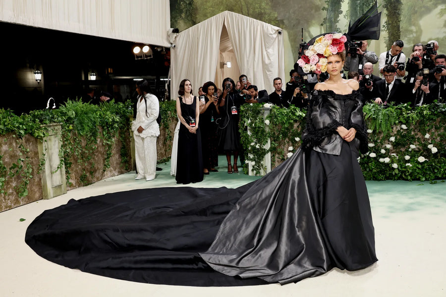 Zendaya wearing vintage Givenchy dress at 2024 MET Gala