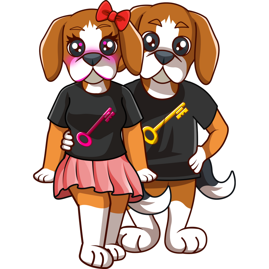 Rik & RiRi Mascots: Urban Graphic Apparel & Beagle Streetwear | Riskiskey