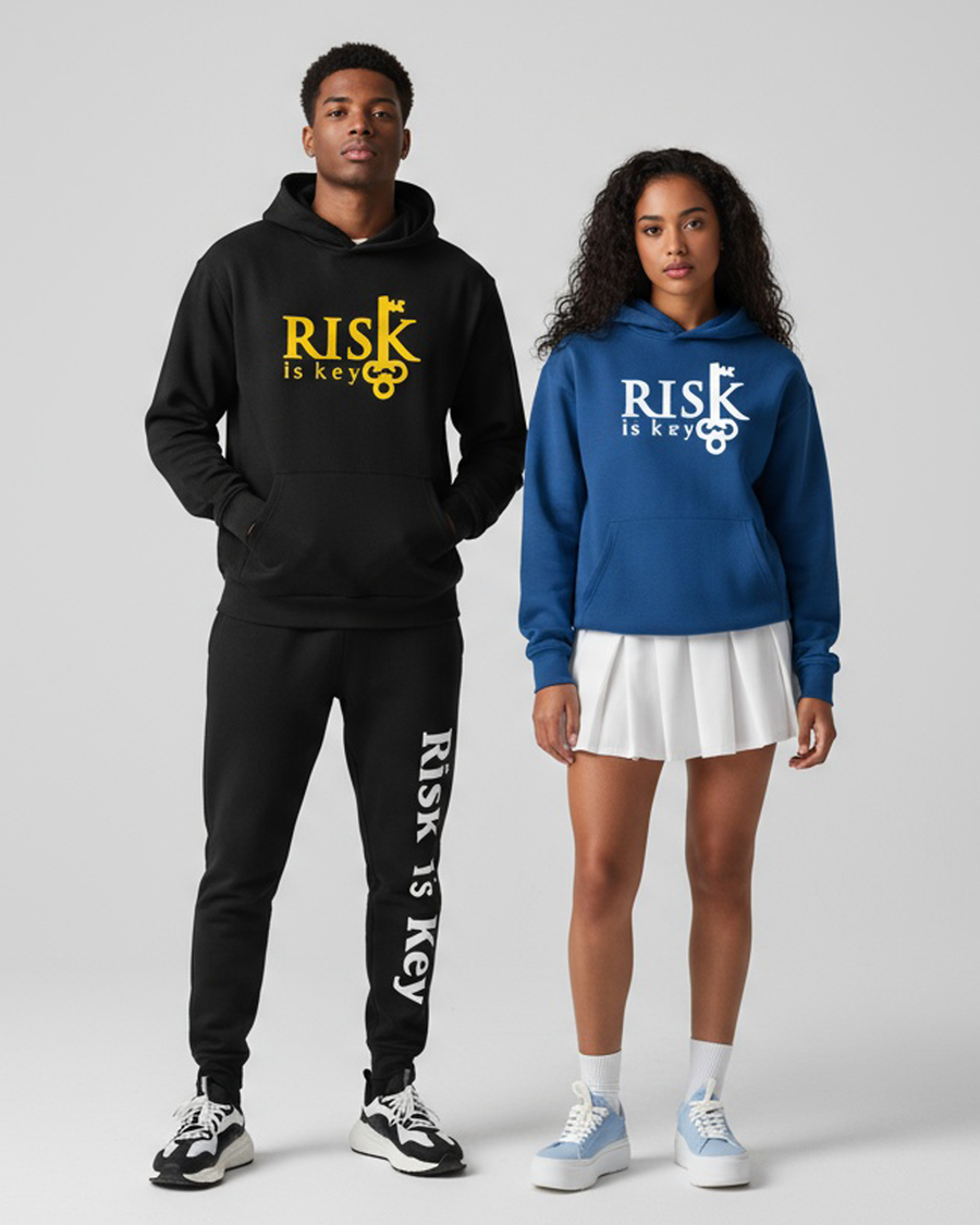 Risk is Key Signature Hoodies & Pullovers