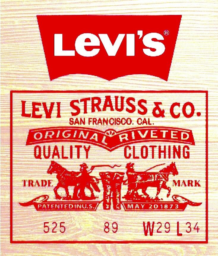 Levi Strauss & Co. original logo label