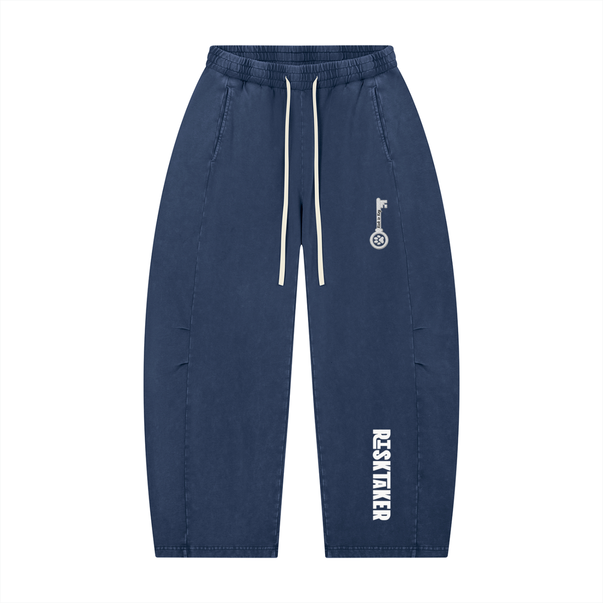 Unisex Mineral Wash Barrel Leg Pants– Streetwear Sweatpants