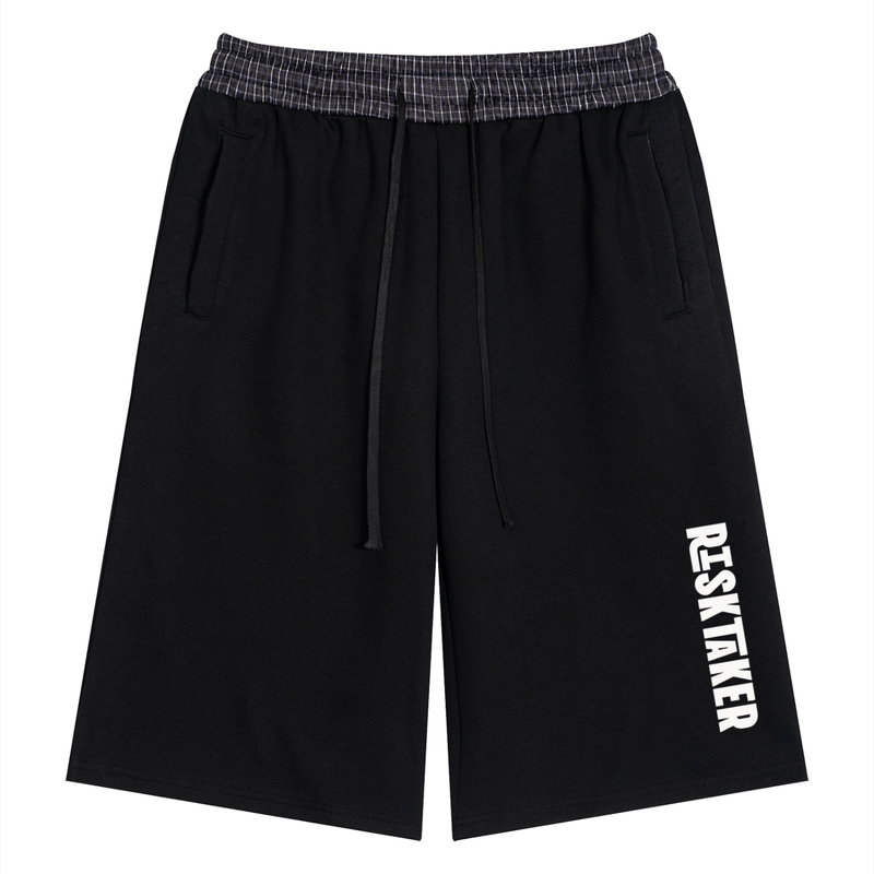 Risktaker Unisex Plaid Waistband Shorts