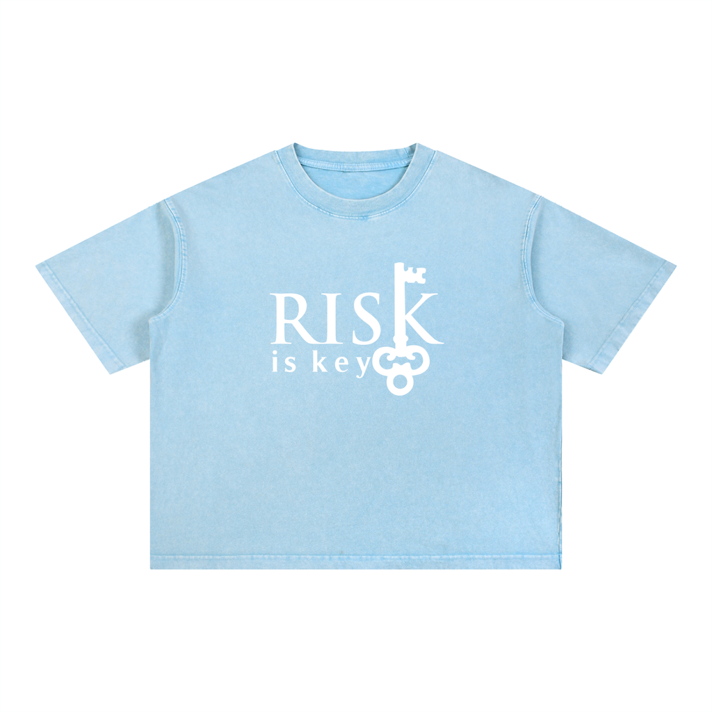 Mineral Wash Boxy Cotton T-Shirt