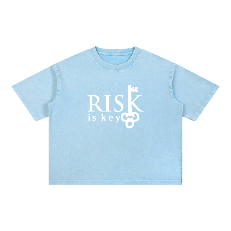 Mineral Wash Boxy Cotton T-Shirt