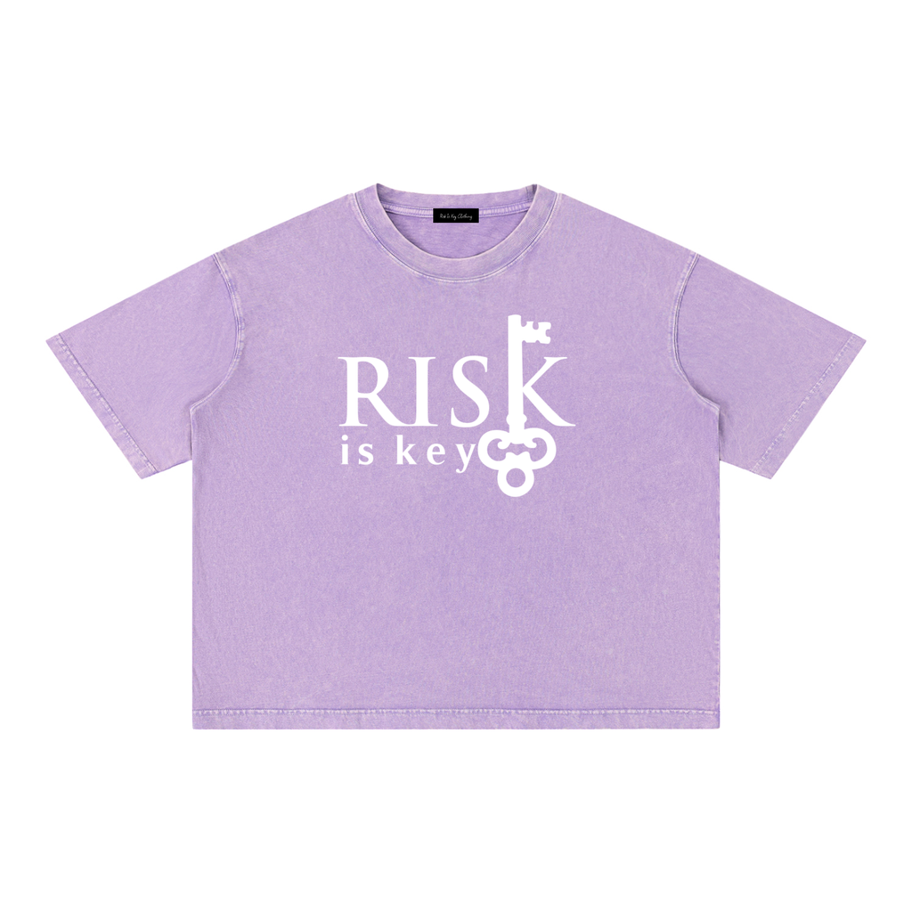 Mineral Wash Boxy Cotton T-Shirt