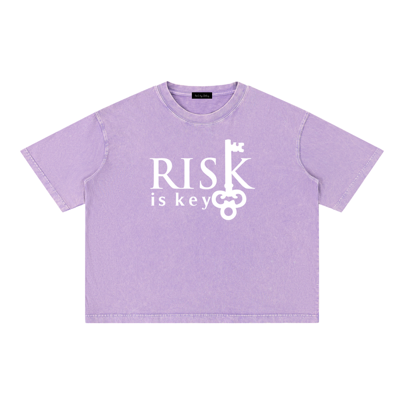 Mineral Wash Boxy Cotton T-Shirt