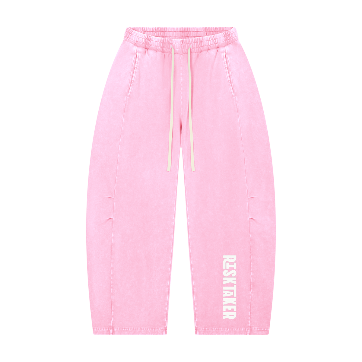 Unisex Mineral Wash Barrel Leg Pants– Streetwear Sweatpants
