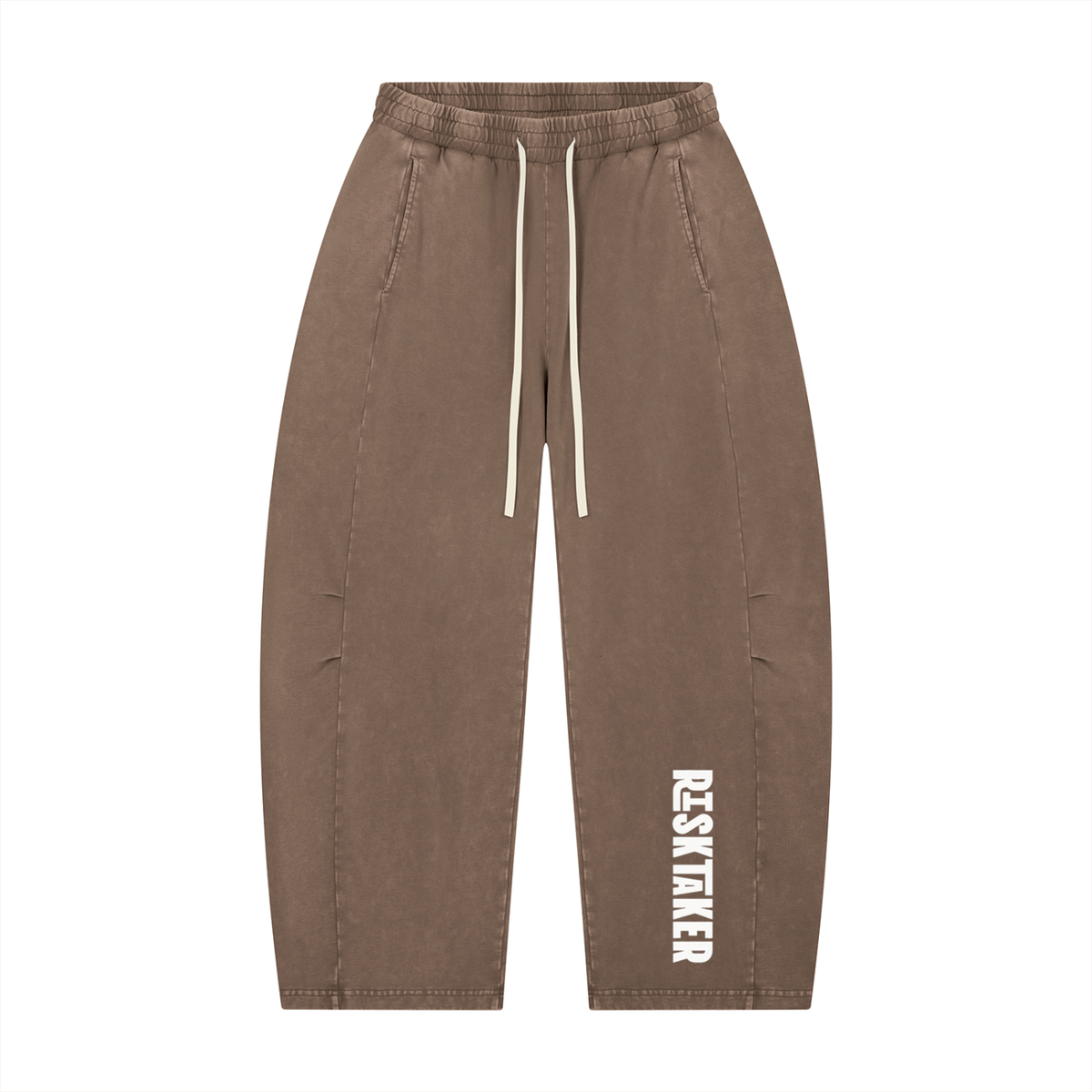Unisex Mineral Wash Barrel Leg Pants– Streetwear Sweatpants