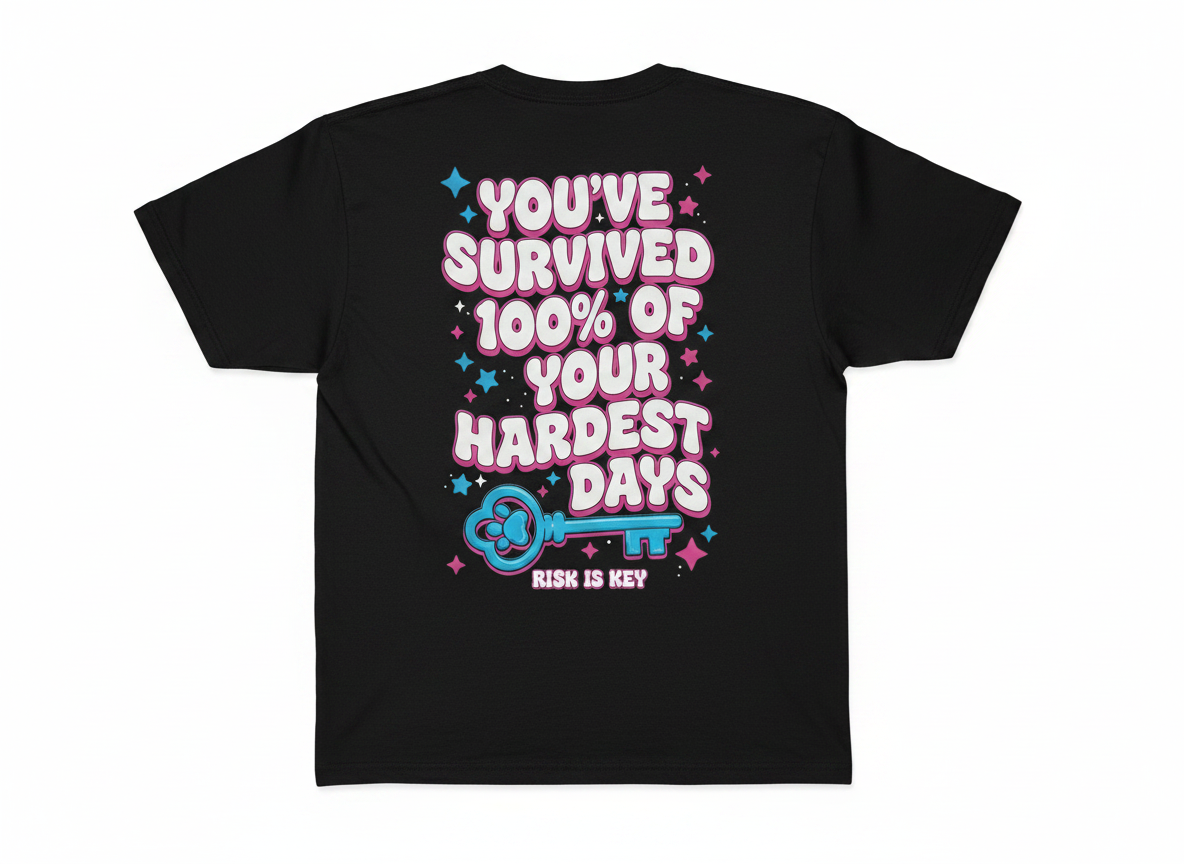 Risk is Key × @trent2happy: The Kind Mind Collection - Black and Blue