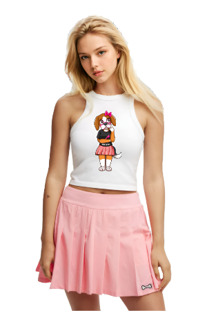 Flip Your Script Pleated Women's Skirt - Riskiskey