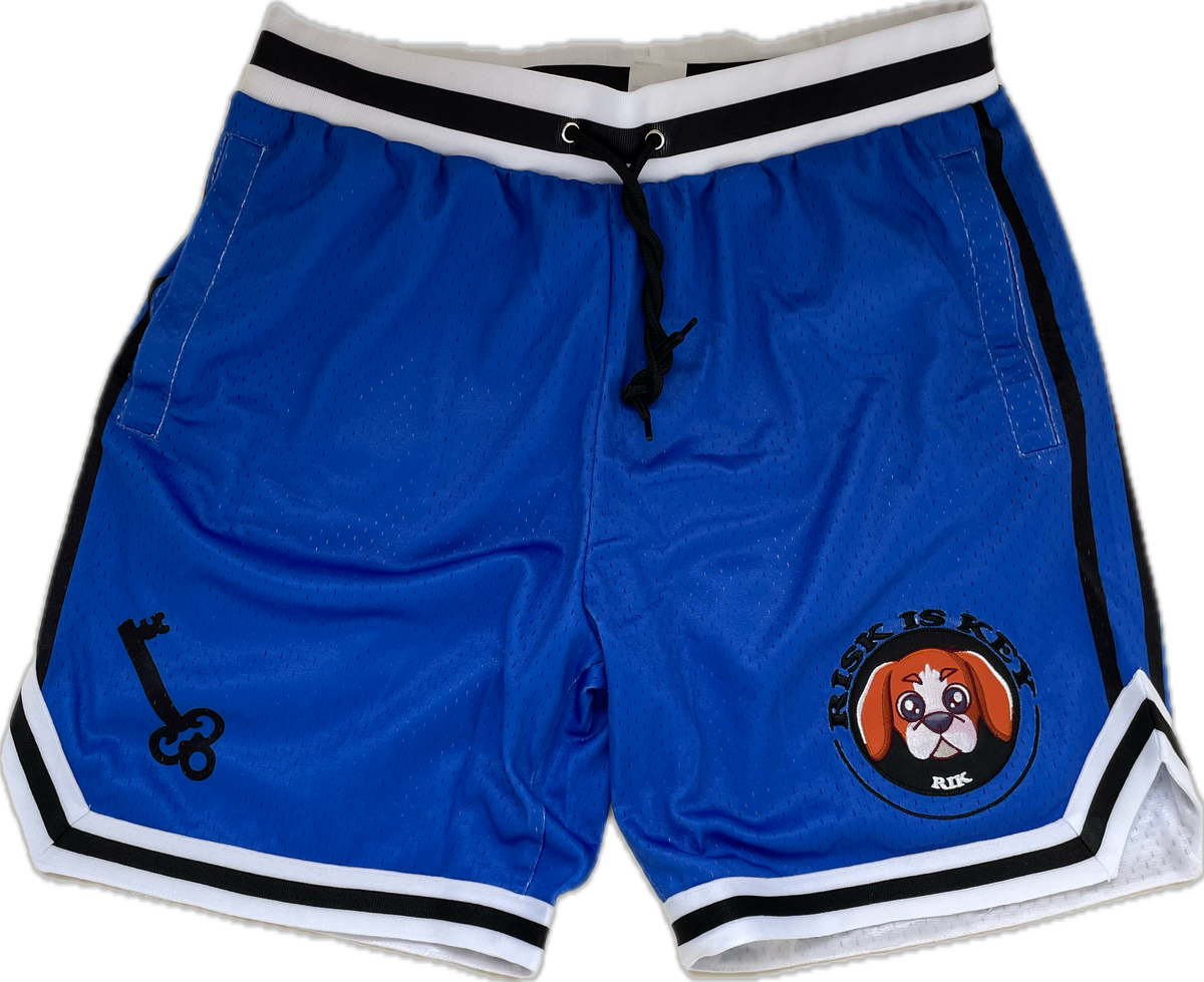 Rik the Beagle P.A.W. Basketball Shorts | Riskiskey - Riskiskey