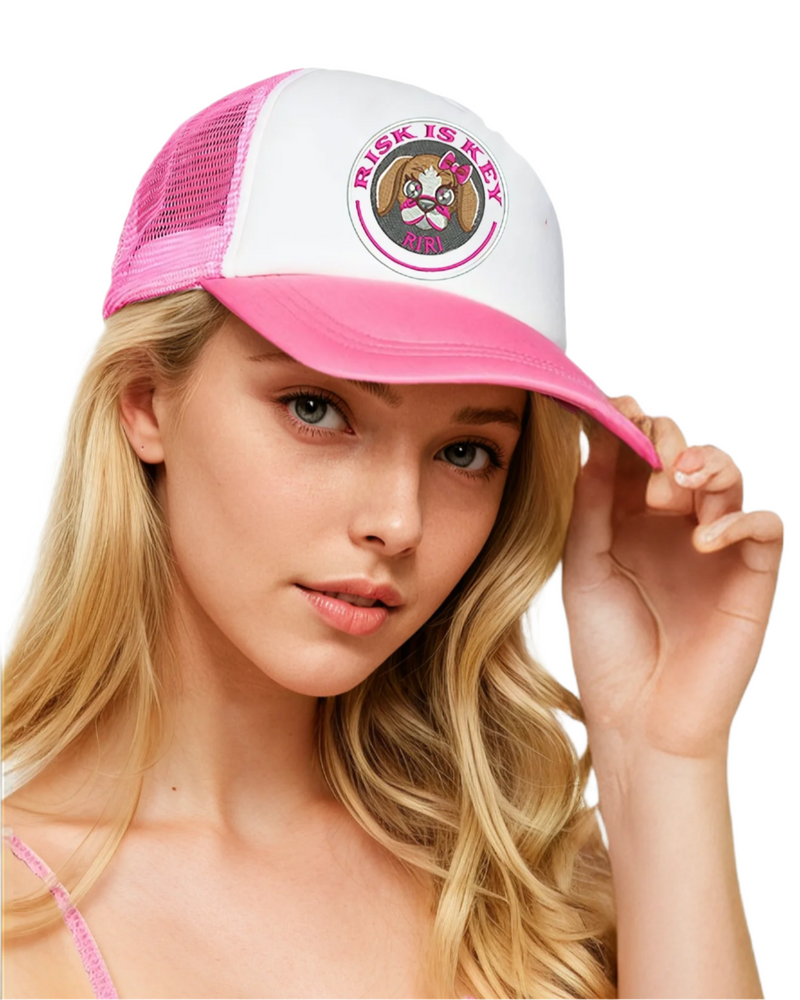 Rik and RiRi Beagle Mascot Trucker Hats - Riskiskey