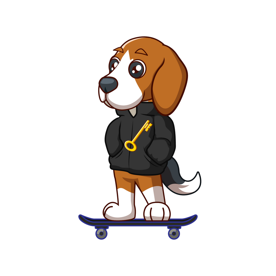 Rik the Beagle Unisex T-shirt - Skateventures - Riskiskey