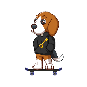Rik the Beagle Mens Tank Top T-shirt - Skateventures - Riskiskey