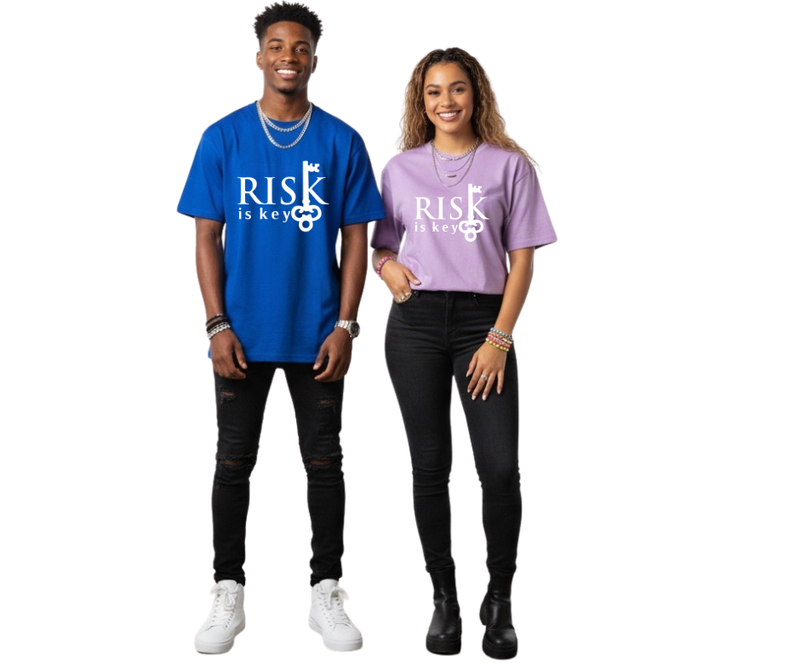 Risk is Key Signature Logo Unisex T-Shirt