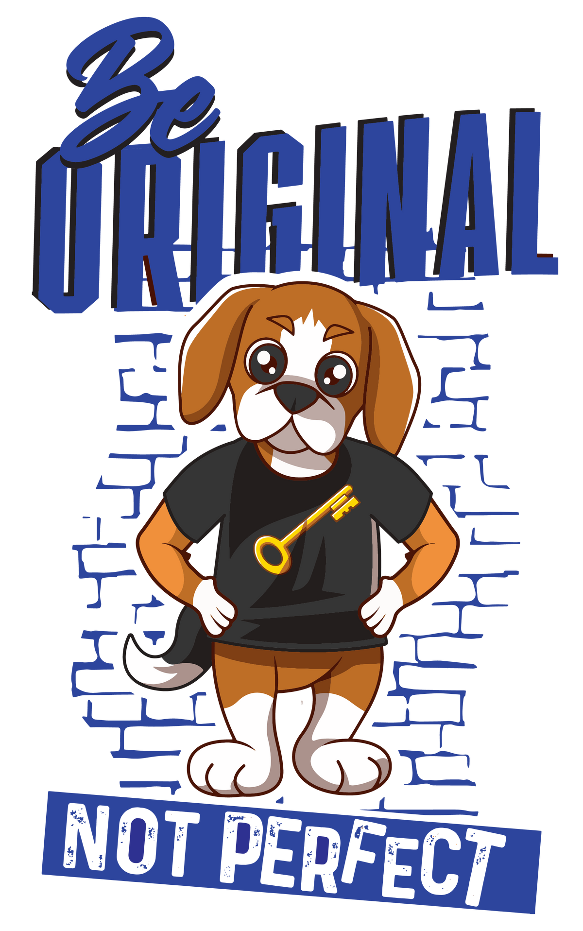 Mens Sleeveless Muscle Tees with RIK The Beagle Origins Collection - Riskiskey
