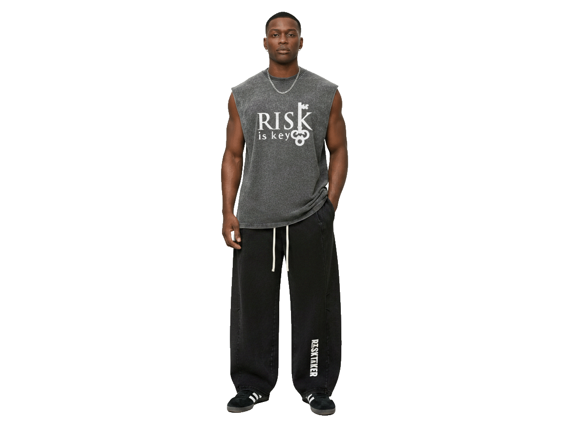 Unisex Mineral Wash Barrel Leg Pants– Streetwear Sweatpants