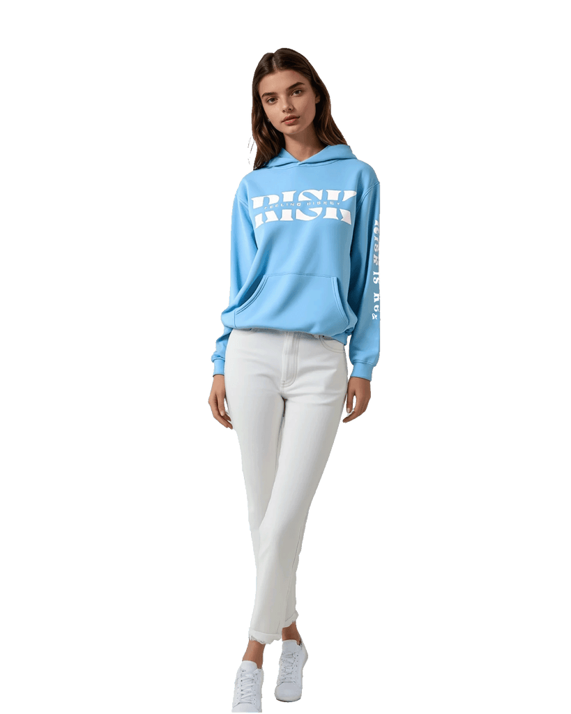 Feeling Riskey Kangaroo Pocket Hoodie