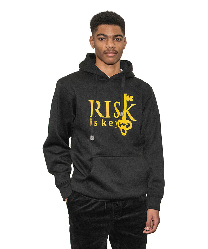 Drawstring Kangaroo Pocket Hoodie - Riskiskey