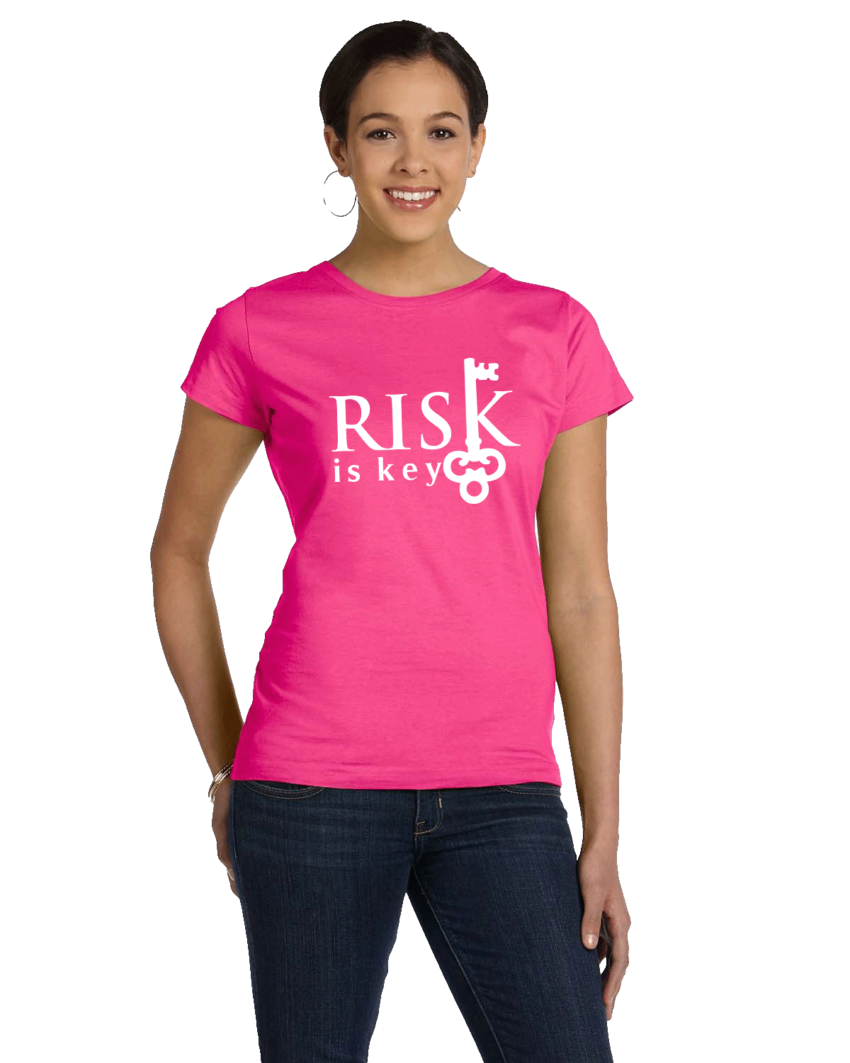 Risk is Key Signature Logo Unisex T-Shirt - Riskiskey