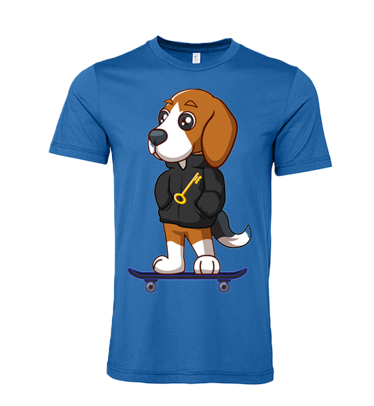 Rik the Beagle Unisex T-shirt - Skateventures - Riskiskey