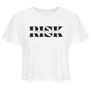 Feeling RisKey Women's Crop Top T-Shirt - Riskiskey
