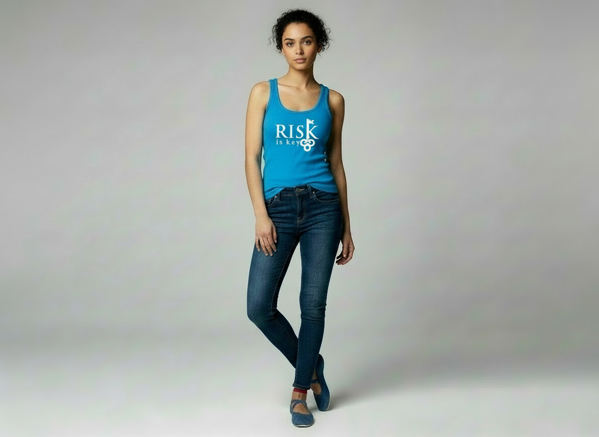 Womens Tank Tops - Empowering Comfort & Style Statement - Riskiskey