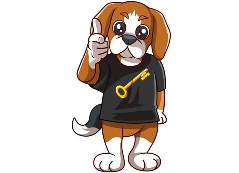 Mascot 1st edition Unisex T-shirt with Rik the Beagle