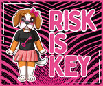 Pink Zebra Print RiRi the Beagle Mascot Unisex T-shirt