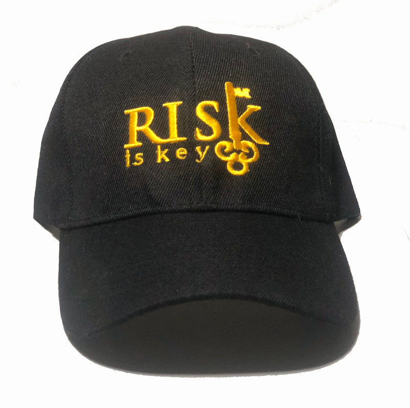 Risk is Key Dad Hat in black
