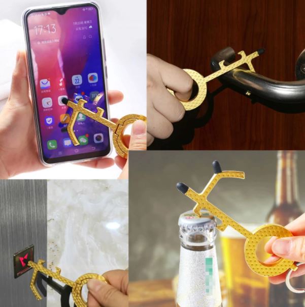 Anti-touch Door Opener Stylus and Key Chain Tool – Riskiskey