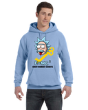 Every Moment Counts E=MC2 Collection Hoody Blue on male model