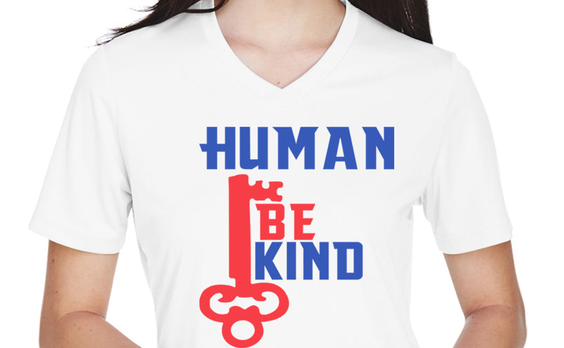 Unisex White HUMANI-Tees - Riskiskey