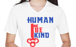 Humanitee Unisex T-shirt red and white
