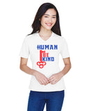 Humanitee Unisex T-shirt red and white