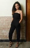 Keyto Women's Sleeveless Jumpsuit on model