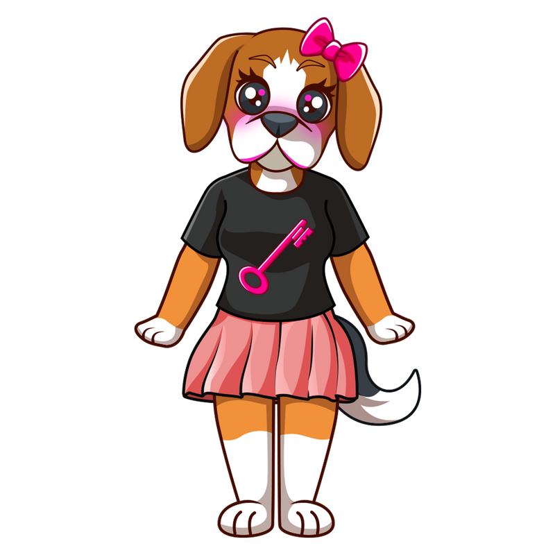 RiRi the Beagle Mascot Tshirts - Riskiskey