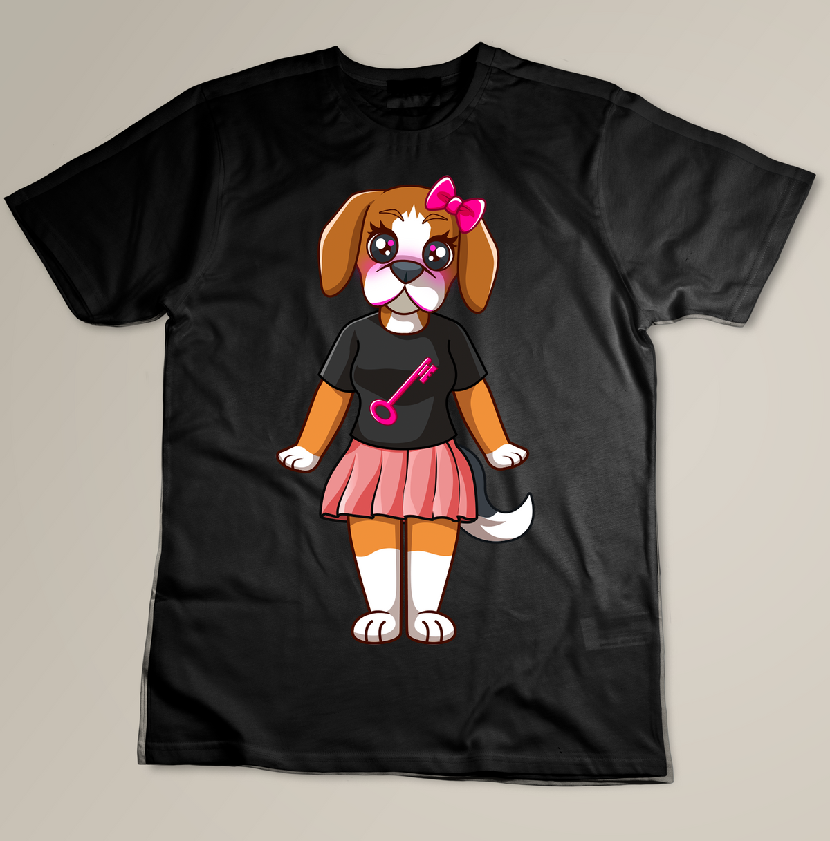 RiRi the Beagle Mascot Tshirts - Riskiskey